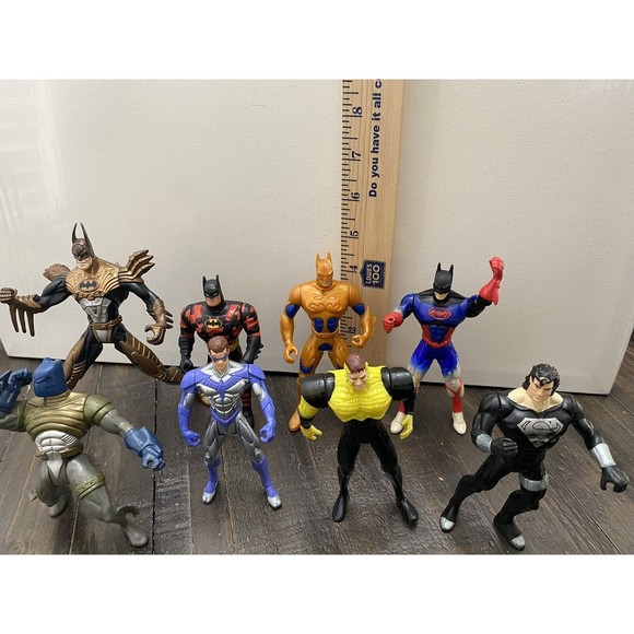 Huge 1990's Kenner DC Lot of 12 action figures Movie/ Comic/Animated Two Marvel - Picture 7 of 12